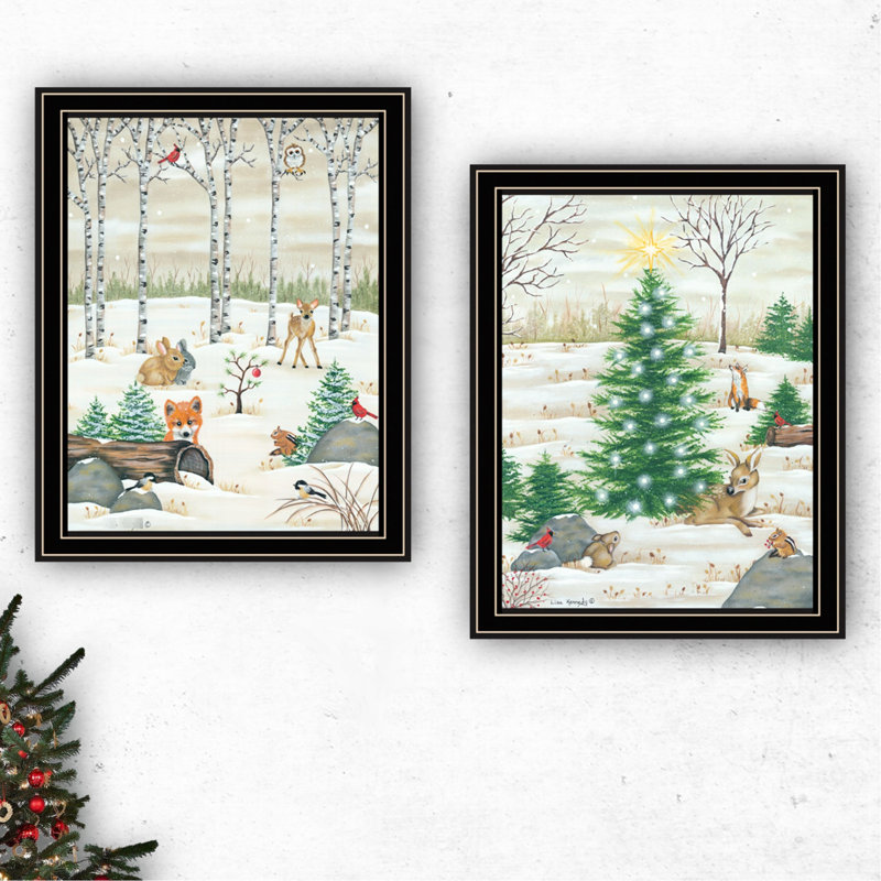 2 décorations murales Woodland