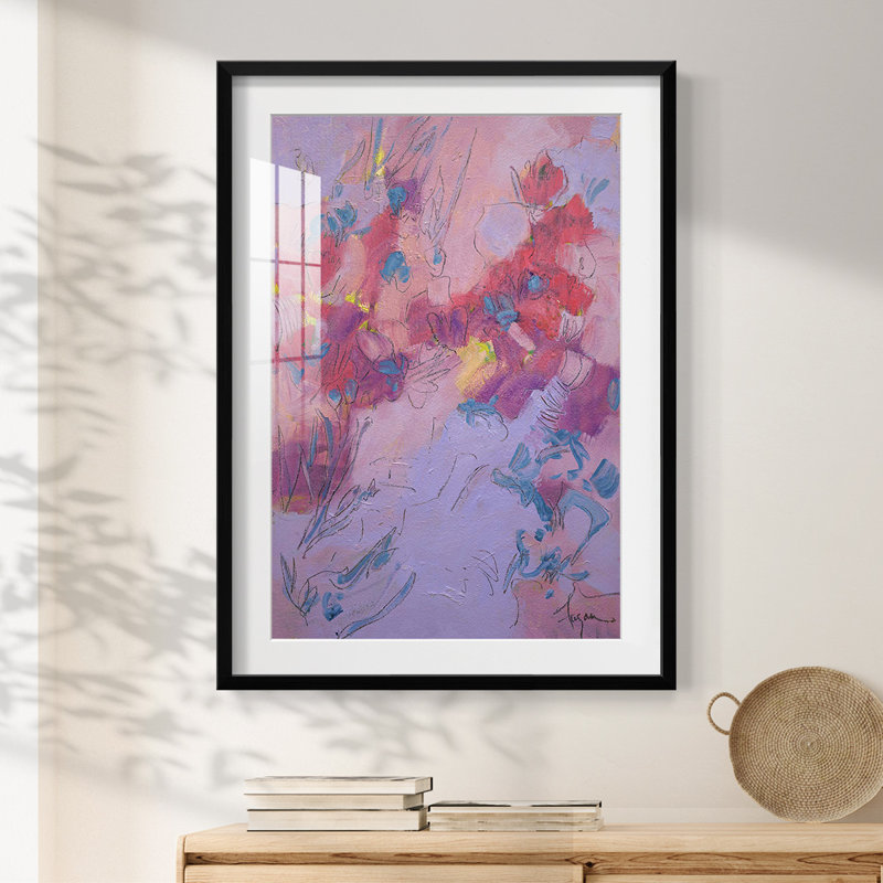 «Wish You Well» - impression encadrée, H 28,5 po x l 20,5 po, Noir