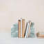 Serre-livres en demi-arche en marbre