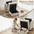 Upholstered Accent Chair + Storage Ottoman Set – 2-Piece with Hidden Compartments-1351660227