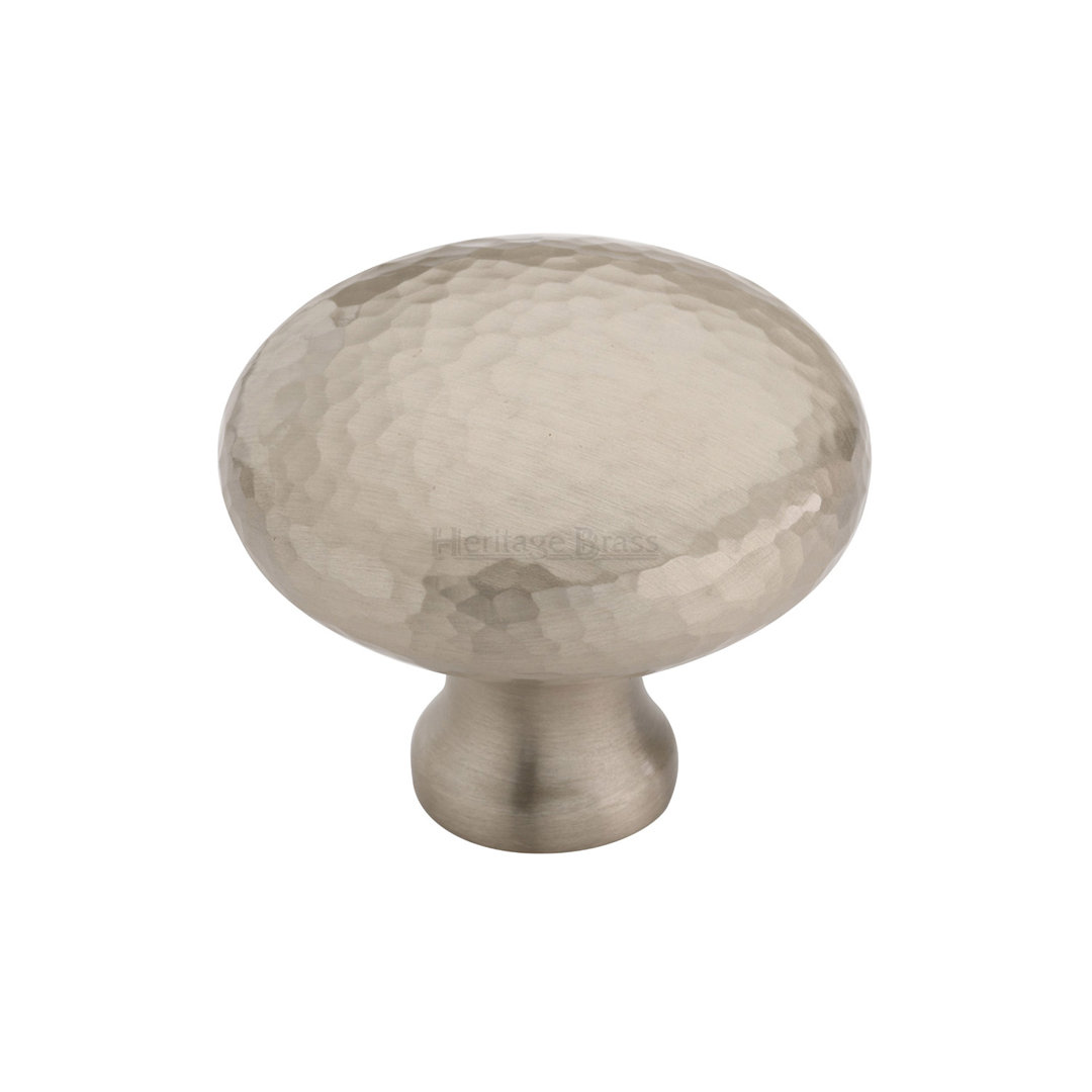 Heritage Brass Heritage Cabinet Knob Victorian Round Hammered Design