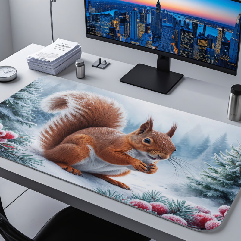 Polyester Desk Pad, 31.5x15.5