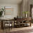 Divina Kitchen Island-Warm Grey Marble