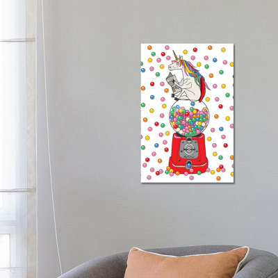 «Unicorn Poop Gumballs» par Notsniw Art, impression sur toile tendue