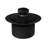 1-1/2" Sch. 40 ABS Pull & Drain Plumber's Pack with Two-Hole Overflow & Elbows-37749492