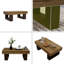 Table basse de 42 pouces en bois