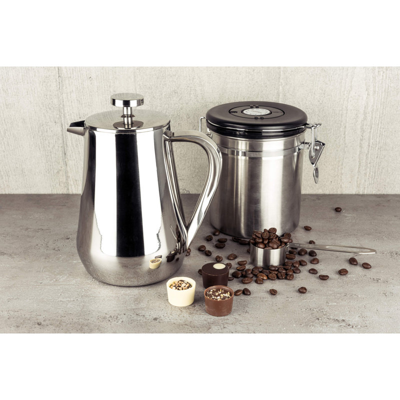 Café Ole Stainless Steel 500ml Coffee Canister