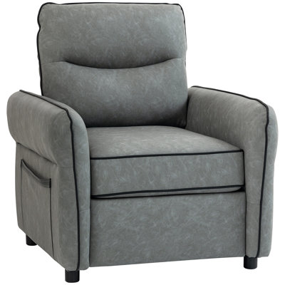 Faux Leather Armchair