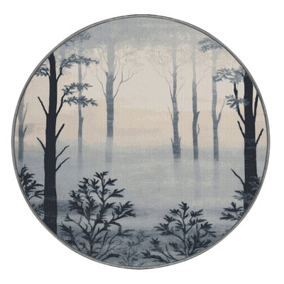 Tapis gris lavable à la machine