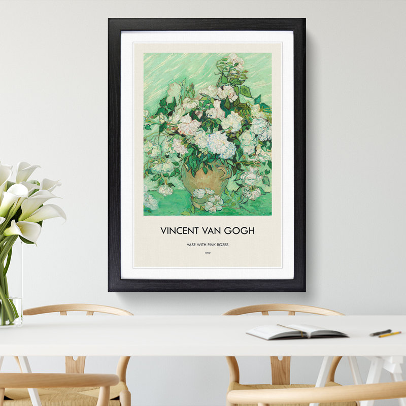 Roses Vol by Vincent Van Gogh - Framed Print, 36cm H x 27cm W x 2cm D