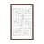Classic Brown Wood Framed