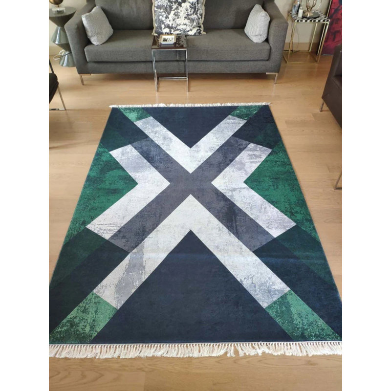 Tapis Maryemma avec envers antidérapant, Rectangle 2 pi 7 po x 8 pi 10 po