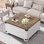 Table basse avec rangement relevable Locascio Farmhouse