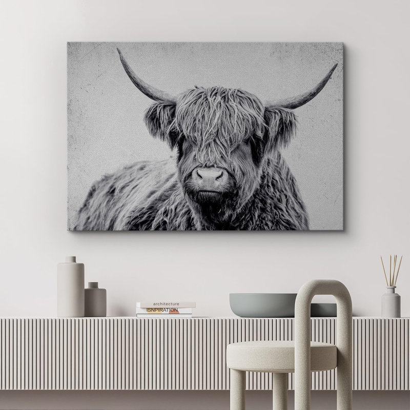 Portrait d'animaux sur fond blanc, Toile tendue, H 12 po x l 18 po x P 1,5 po