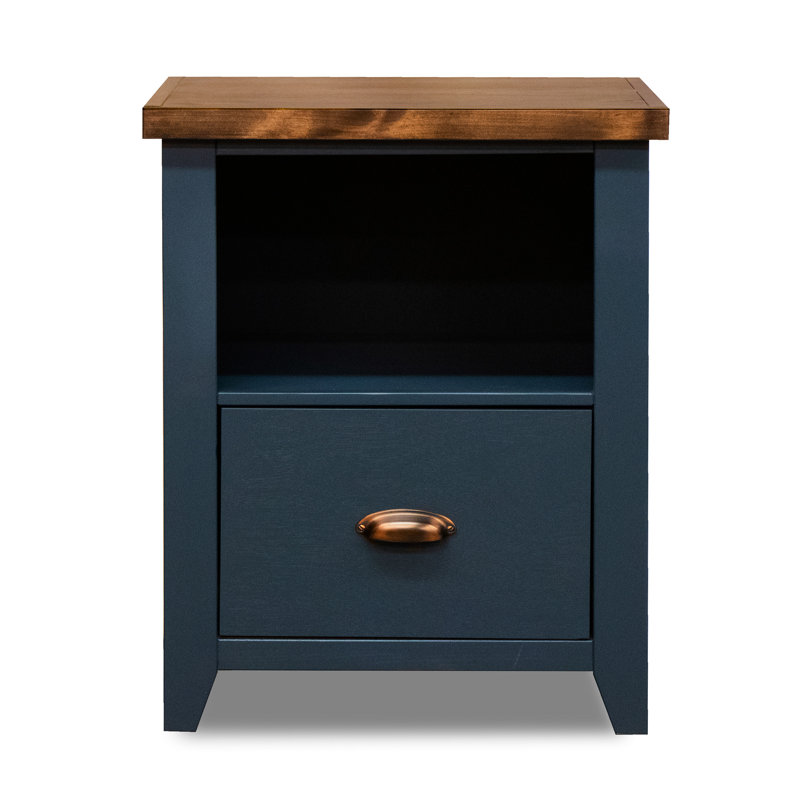 Classeur 22 po, whisky denim bleu, peuplier massif, placages, 1 assemblage sans assemblage, style pratique, 1 classeur, finition whisky, massif, placage, espace de bureau, classique