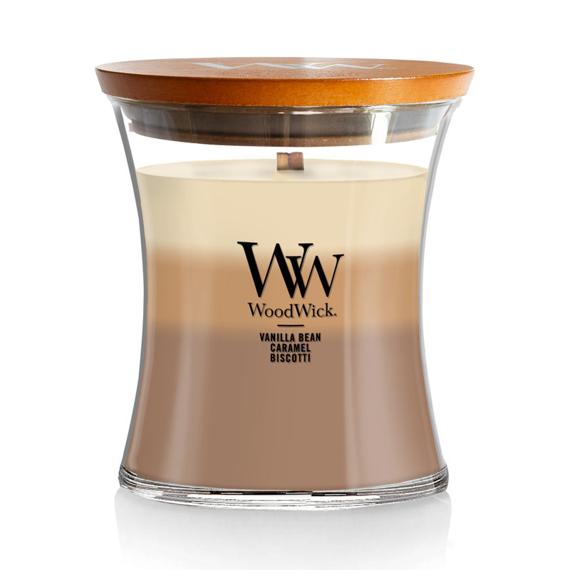 WoodWick Caf Sweets Scented Medium Hourglass Candle