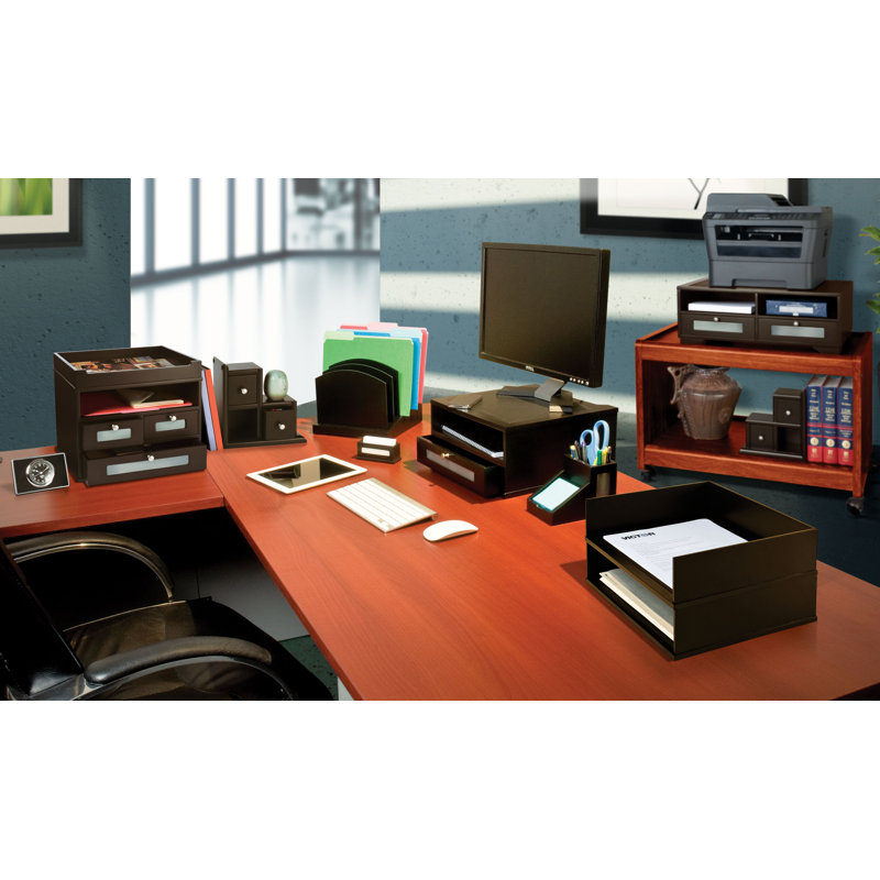 21.75'' H x 7.75'' W Printer Stand, Midnight Black