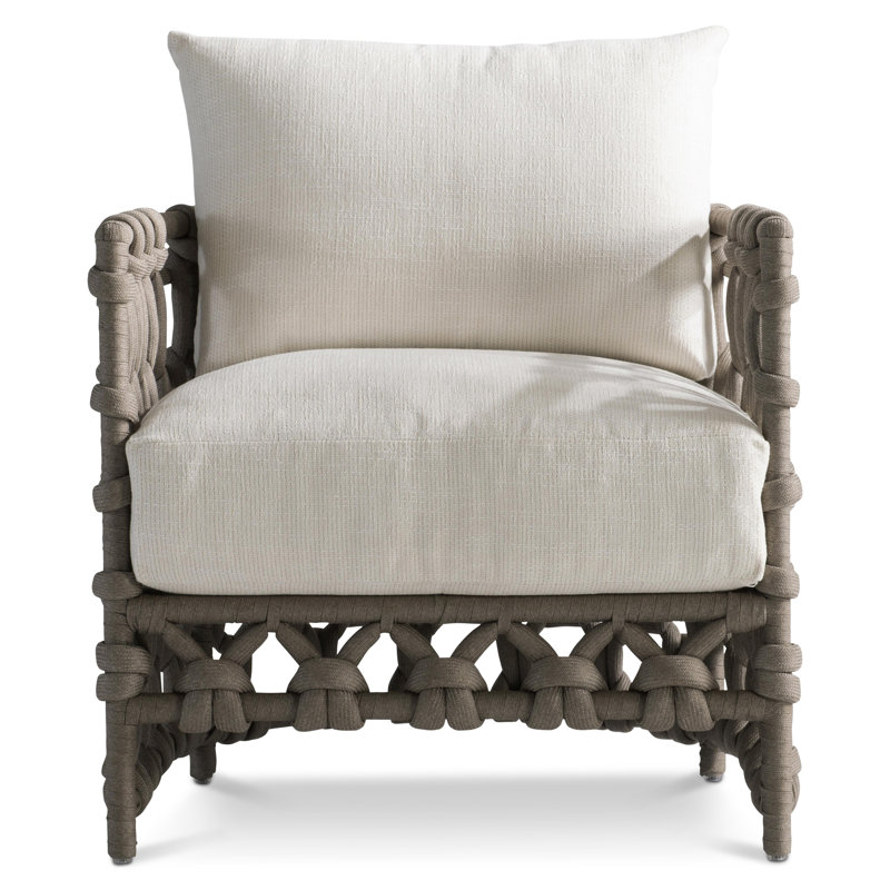Nodi Outdoor Armchair, Cream Outdoor Poly 6070-002