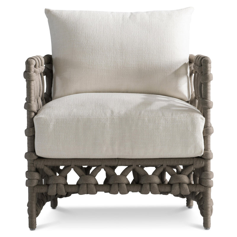 Nodi Outdoor Lounge Chair, White Linen 6016-000