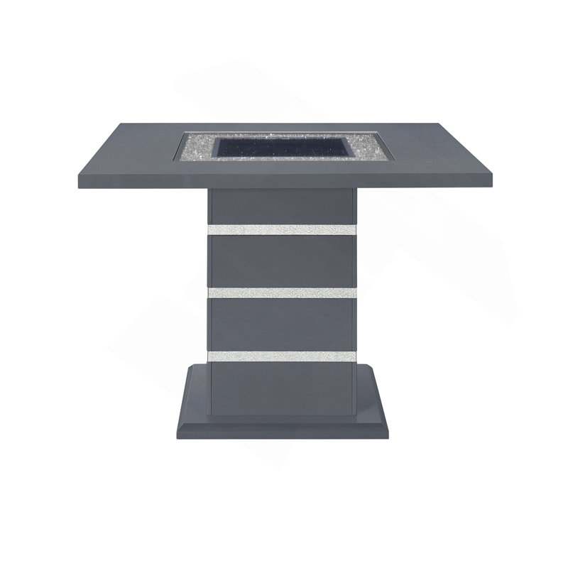 TABLE DE BAR ARIYA GRIS FONCÉ, Gris