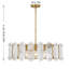 Luminaire suspendu cachemire 5 lumières Antolini-2133577186