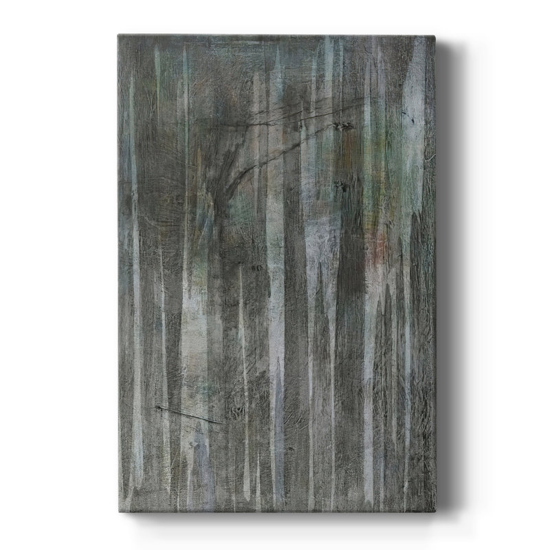 BirchForestAbstractsII -Custom Wrapped Gallery Cavas, 36" H x 24" W