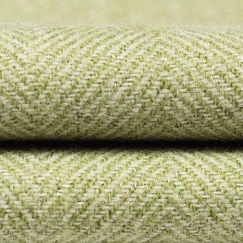 Herringbone Rectangular Cushion Cover, Sage Green, 40 x 60cm