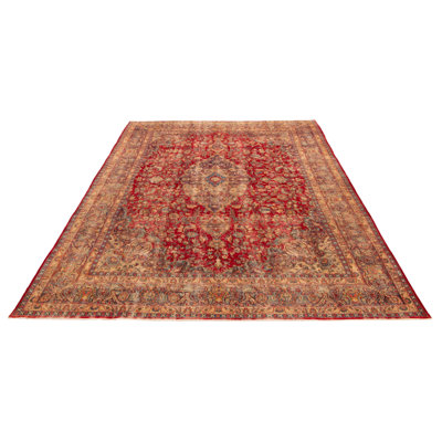 Tapis rouge unique de conception unique 9 pi 4 po x 12 pi 11 po Antalya
