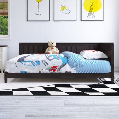 80"X42" Twin Size Wood Coffee Bed