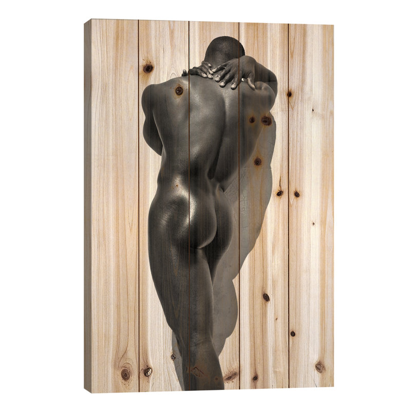 «Brandens Back» par Gregory Prescott, impression sur bois sans cadre, L 26 po x H 40 po