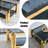 Allysah Glass Top Coffee Table-98449944-98449945