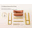 Ensemble de 2 tabourets de bar à hauteur de comptoir Modern, revêtu de similicuir de polyuréthane avec dossier et repose-pieds, chaises d'îlot de cuisine Mid-Century de 26 pouces, structure en acier au carbone doré