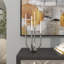 Bianca Stainless Steel Tabletop Candelabra