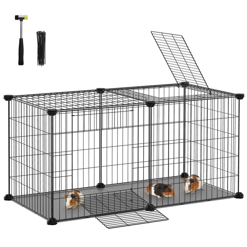 Evianna Weather Resistant Small Animals Cage, 41cm W x 82cm D