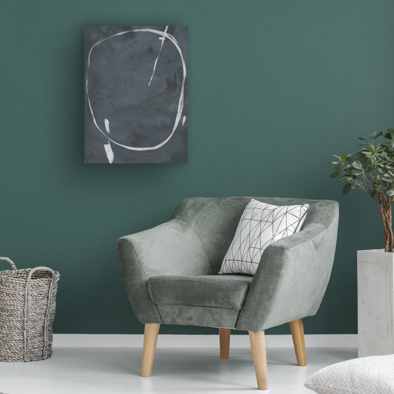 «Circular Gravure II» sur toile, H 32 po x l 24 po