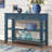 Ajada Wood Storage Console Table with 2 Storage Drawers and 2 Tiers Shelves-1802804400