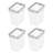 iDesign Small Food Storage Bin with Airtight Lid - Ideal for Kitchen Countertop or Pantry Storage