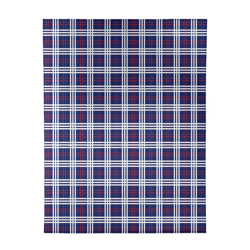 Plaid Indoor Rug, Rectangle 9' x 12'