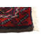 Tapis rouge / noir en laine noué à la main de conception unique 3 pi 4 po x 5 pi 10 po New Age Crni