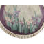 Ivory Antique Open Field Chinese Art Deco Oval Shape Area Rug