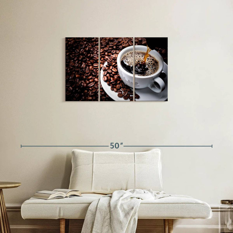 'Hot Black Coffee, 20" H x 33" W