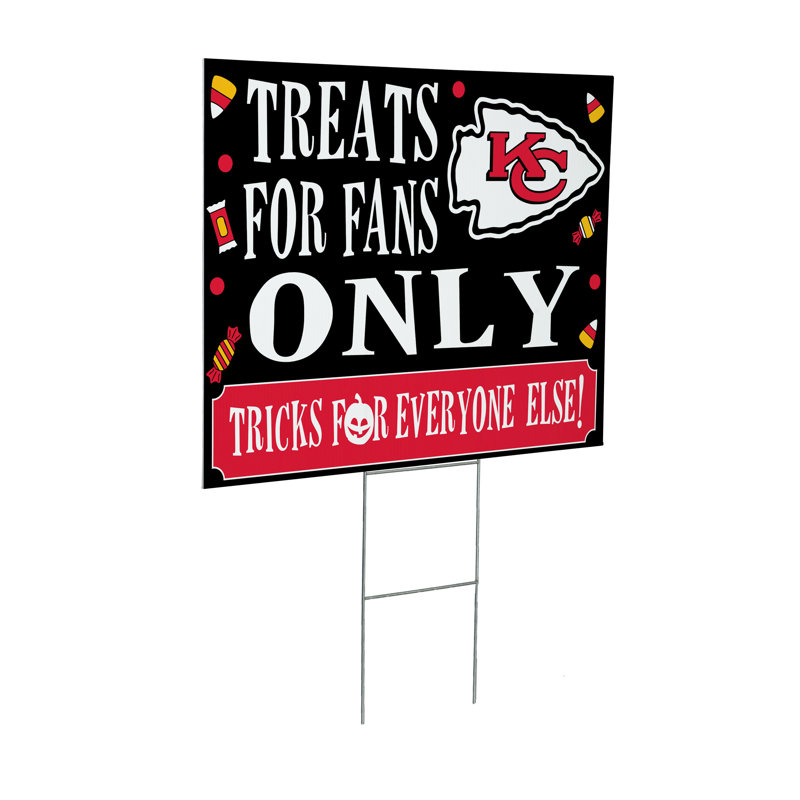 Green Bay Packers, enseigne d'Halloween pour les fans, Kansas City Chiefs