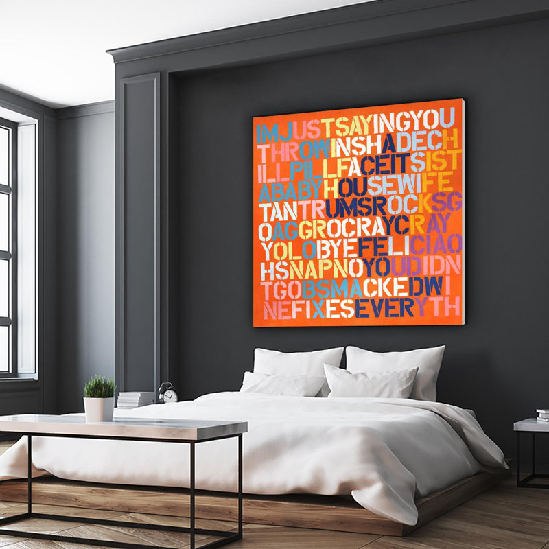 " Cray Cray ", 54" H x 54" W x 1.5" D