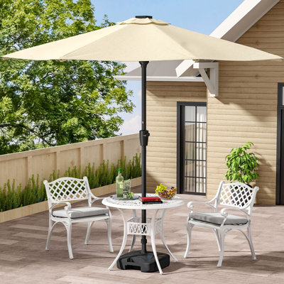 Demitrius Round 2 - Person 91Cm Long Bistro Set with Cushions