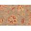 Tapis brun en laine noué à la main 6 pi 5 po x 10 pi Abbigail Southwestern
