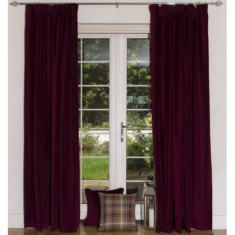 Orchard Hill Blackout Curtain Pair, 228 W x 137 D cm