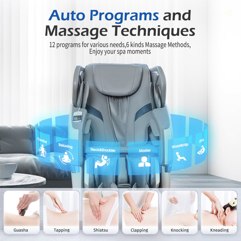 Brand New Update GR8686 Massage Chairs With AI Voice, App Control SL Track Zero Gravity Full Body Massage Recliner