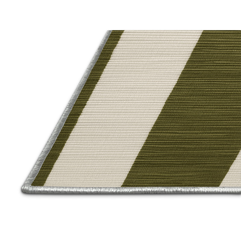 Machine Washable Checkered Beige Area Rug, Square 7'