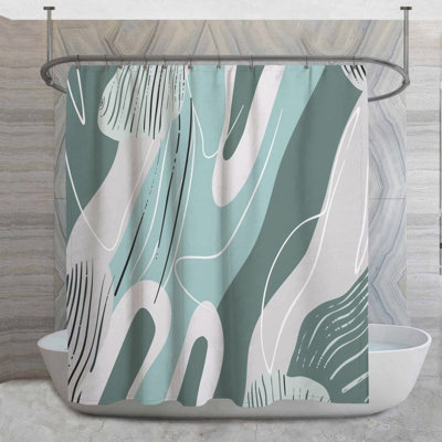 Javious Abstract Shower Curtain