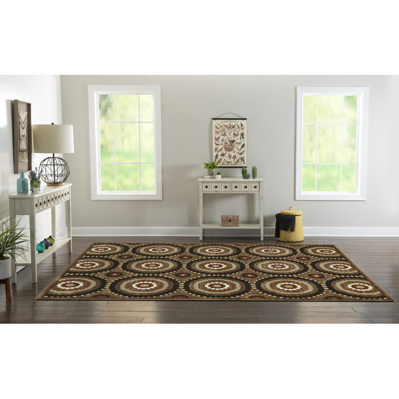 Tapis brun Cyle Performace High Lo, Rectangle 8 pi x 10 pi 3 po